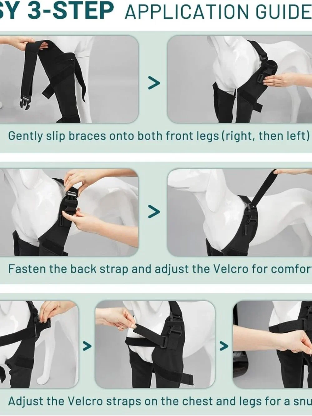 Dog Elbow Protector Brace, Dog Leg Sleeves Anti-Licking for Hygroma